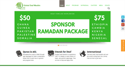 Desktop Screenshot of globaldeafmuslim.org